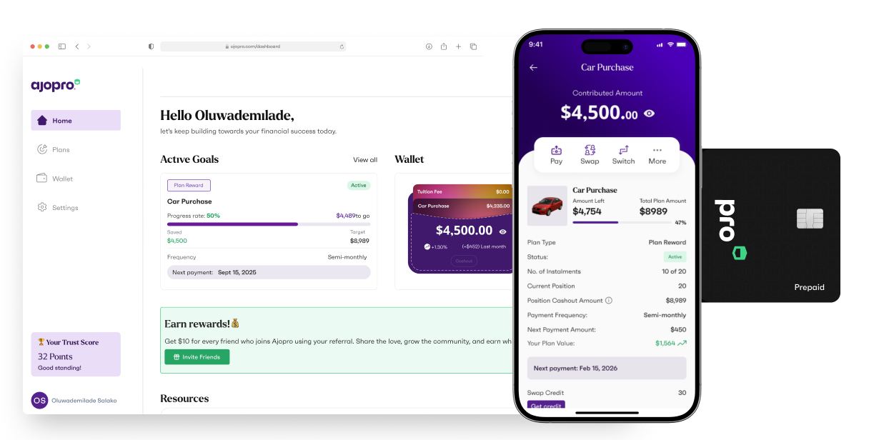 Ajopro 3.0 - Fintech App